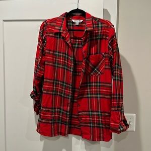 Red XL Tall Flannel